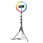 Bower WARLSRGB12 Selfie Ring Light Kit W/ Tripod. Fixed Price $47.02.