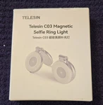 Telesin Magnetic Selfie Ring Light Mirror For Iphone, CRI97 Led, Usb-c, White. Fixed Price $14.50.