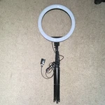 Weilisi Led Ring Light W/ Tripod Stand, Wired Controller, Ac-powered. Fixed Price $14.99.