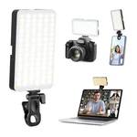Portable Selfie For Iphone: 90 Led Rechargeable Fill Lights, Black. Fixed Price $21.05.