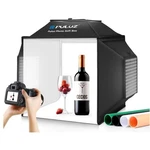 Puluz 16 Photo Studio Light Box Tent 480 Led Backdrops Open. Fixed Price $64.99.