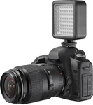 New Insignia NS-DVL64C1 Universal 64-LED On-camera Video Light Hot Shoe Mount. Fixed Price $9.49.