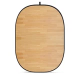Glow CBA-WW0008 5X6.5' Fabric Collapsible Backdrop, Wooden Wall. Fixed Price $59.00.