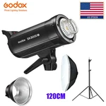 Us Godox SK300II-V Studio Flash Strobe MONOLIGHT+120CM Octagon Softbox Stand Kit. Fixed Price $189.00.