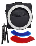 Pixel 19" Ring Light, 60W Led With Lcd Screen PL-1741-01V01 Missing Parts ***. Fixed Price $59.99.