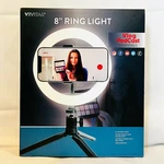 Vivitar 8 Inch Led Ring Light Live Streaming Vlogger Smartphone Tripod Mount New. Fixed Price $17.99.