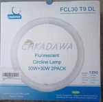 Chkadawa FCL30 T9 Dl Circular Fluorescent 30W + 2 Pack Light Bulbs. Fixed Price $19.00.