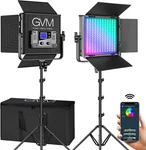Gvm 50RS Rgb Led Video Light, 50W Lighting Kit With App Control Cri 97. Fixed Price $249.00.