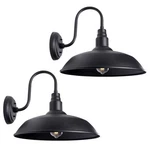 Goalplus 16" Gooseneck Barn Light Fixture, 2-PACK Outdoor Farmhouse Wall Sconces. Fixed Price $289.49.