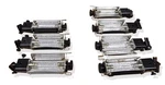 (7) Lowel Tota Studio Lighting, Power Cords, (2) Umbrellas & Gel Holders. Fixed Price $150.00.