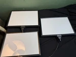 3 Dazzne D50 Video Light Panel Sets 15.4" With Carry Case. Fixed Price $200.00.