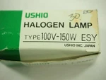 Ushio Halogen Lamp BULB100V 150W Esy. Fixed Price $15.95.
