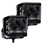 Go Rhino 750700321FCS Blackout Series Sideline 4X3 Led Cube Flood Lights (pair). Fixed Price $249.99.