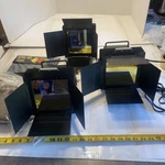 Kaiser Video Lot Of 3 Tested Working With Accessories 1000W Lights. Fixed Price $200.00.