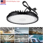 300W Ufo Led High Bay Light IP65 Waterproof Usa Plug For Shops/garages/gyms. Fixed Price $28.00.