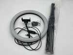 Atumtek 12" Led Ring Light W/ 63" Tripodd Phone Holder & Remote For Tiktok Zoom. Fixed Price $16.00.
