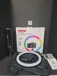 Pro Series Sunpak 12" Multi-color Vlogging Kit (ring Light) Wireless Remote. Fixed Price $14.00.