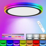 Blnan Rgb Led Flush Mount Ceiling Light With Remote Control, 13INCH 24W 2400L.... Fixed Price $59.72.