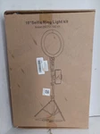 10" Selfie Ring Light W/ 63" Tripod Stand & Phone Holder For Live Stream/makeup. Fixed Price $29.99.