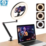 Apexel Selfie Ring Light Led Rim Of Lamp With Mobile Holder Tripodfor Live Video. Fixed Price $33.83.