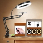 Overhead Camera Phone Mount Selfie Ring Light Desk Tripod For Video Live Stream. Fixed Price $26.41.