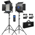 Pixel K80 Bi Color Photography Lighting With Remote, 2-PACK 45W 3200K-5600K D.... Fixed Price $366.00.