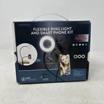Vivitar Flexible Ring Light And Smartphone Kit With Desk Clamp. Fixed Price $18.00.