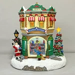 Moment In Time Christmas Village Candy Store Light Up Musical 8 Songs Led Read. Fixed Price $60.00.
