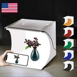 Puluz Light Room Studio Photography Led Tent Kit Backdrop Cube Mini Box Us. Fixed Price $9.49.