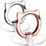 Cat Phone Ring Holder - Ei Sonador Clear Cell 1 Silver + Rose Gold. Fixed Price $13.35.