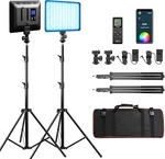 Packs Weeylite Sprite 20 Led Video Light Panel + Stand Remote Full Rgb Color. Fixed Price $147.99.