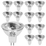 MR16 Light Bulbs Pack- 12V 50W Dimmable Lamp (with Lense) 2-PIN GU5.3 Base. Fixed Price $22.99.