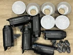Lot 6 Genaray Daylight Dimming Led Photography Studio MB-100DWV Monobright. Fixed Price $325.00.