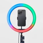 12" Rgb Ring Light With Tripod - Heyday Black/blue. Fixed Price $15.00.
