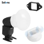 Selens Magnetic Silicone Sphere Flash Diffuser Speedlite Bounce Band Kit Photo. Fixed Price $24.29.