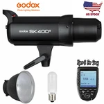 Us Godox SK400II 400W 2.4G Studio Flash Light + Xpro-s Trigger For Sony Camera. Fixed Price $218.00.