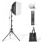 Raleno Led Softbox Lighting Kit Collapsible 16'' PS075 Photography Tripod. Fixed Price $45.90.