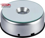 4" 7 Led Display Turntable Base For Crystals Glass Art, Colorful Light Rotatin. Fixed Price $18.61.