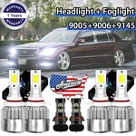For Lexus LS430 2001-2006 6X 8000K Led Headlight Bulbs High Low Beam Combo Kit. Fixed Price $35.31.