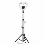 Pro Live Stream Heart Shaped Selfie Ring Light W Modes (SC-2310SRH). Fixed Price $42.99.