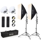 Skytex Softbox Lighting Kit (2PACK) 20X28IN 85W 2700-6400K E27 Led. Fixed Price $57.90.