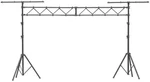 Mr Dj Light Stand Mobile Portable Band 8 Feet Trussing System Dual Tripod. Fixed Price $189.99.