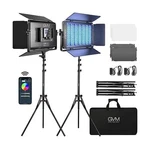 Gvm 1500D Rgb Led Video Light, 75W Lighting Kit With Bluetooth Control,.... Fixed Price $392.28.