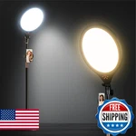 Ring With Stand, 14" Professional Led Camera Lighting For Video Recording,. Fixed Price $75.73.