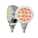 Grand General 75195 Lens Kit (3" Pearl Double Face Amber/red CLEAR,14 Led/side. Fixed Price $155.73.