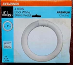 Sylvania 4100K Cool White Indoor 22W Premium Circline Fluorescent Bulb New. Fixed Price $11.55.