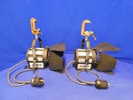 Altman 650L Fresnel Lights Qty 2 W/barndoors, C-clamps, Twist Plugs. Fixed Price $85.00.