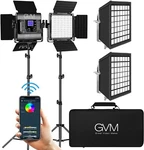 Gvm 800D Ii 2L Rgb Led Panel Video Light, Photography Lighting With App Cont. Fixed Price $219.99.