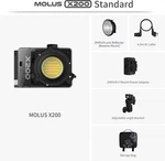 Zhiyun Molus X200 200W Bicolor Handheld Led Video Light Bowens Mount App Control. Fixed Price $280.25.