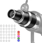 Soonpho Bowens Mount Optical Snoot Spotlight Projector Large, Black Silver. Fixed Price $136.77.